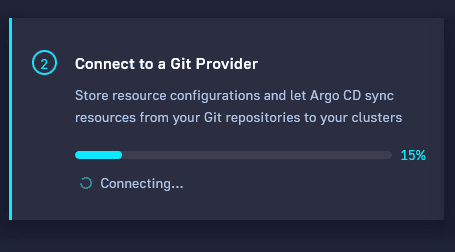 Git creation progression