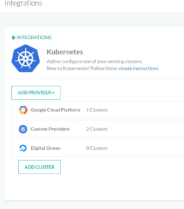 Adding a new cluster