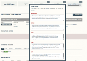 Add badge to your repository