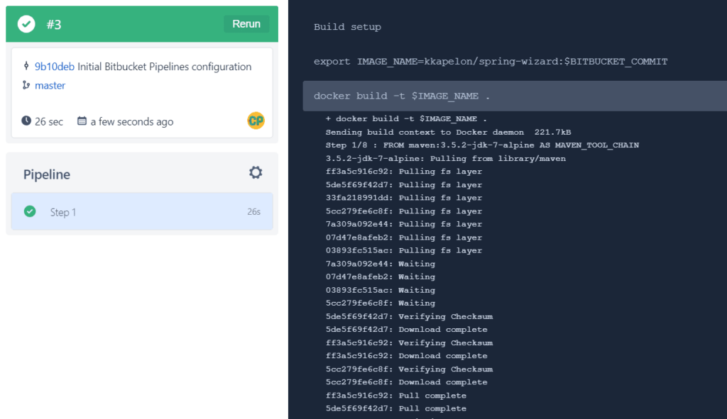 Bitbicket pipelines with no Docker cache