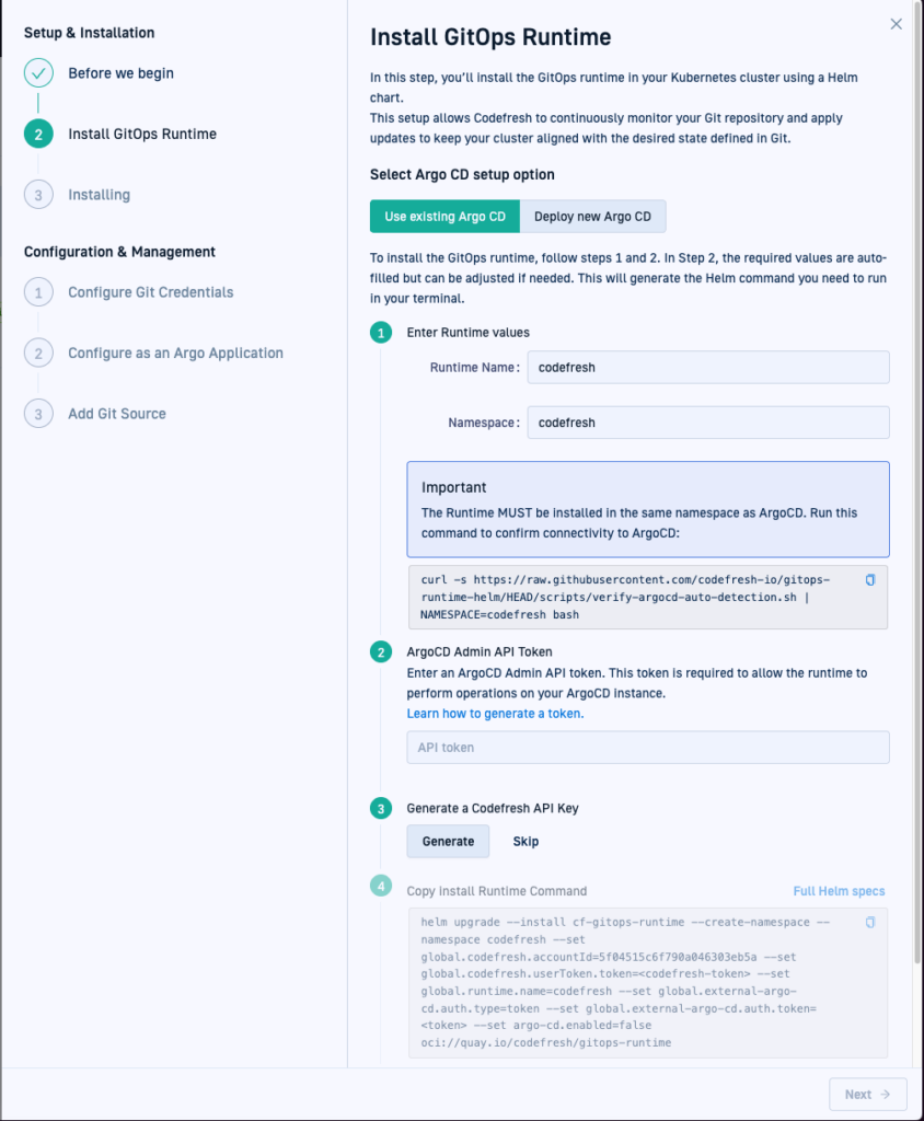 Bring your own Argo CD