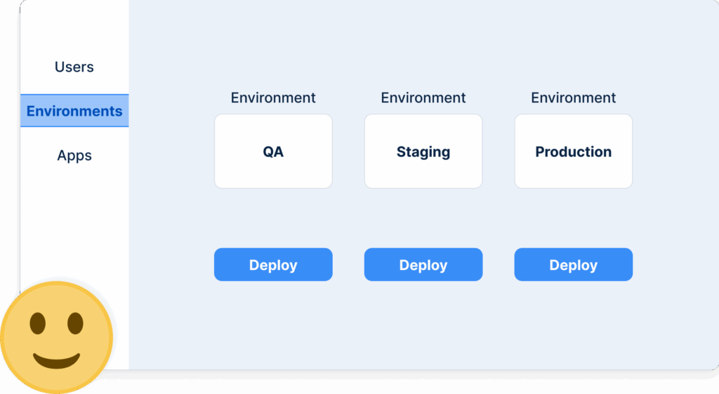 Use environments instead