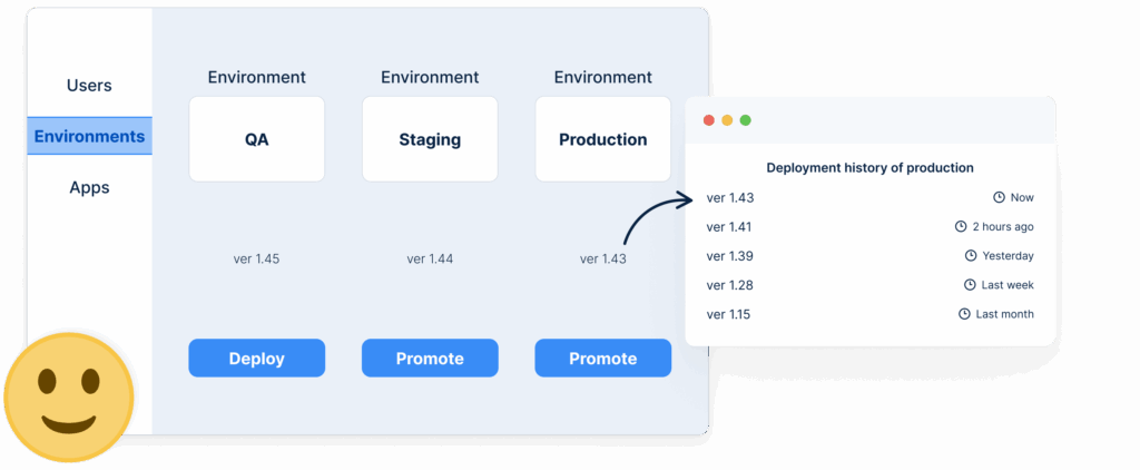 Versions instead of Git hashes